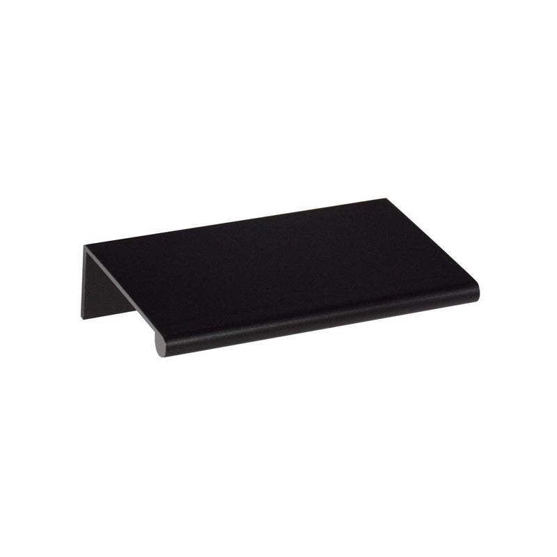 CKP #3306 - Single Item, 3 Inch Brand Back Mount Finger Pull, Sleek and Durable Matte Black â€“ Modern Hardware for Cabinets, Drawers, and Furniture Upgrades - Image 1